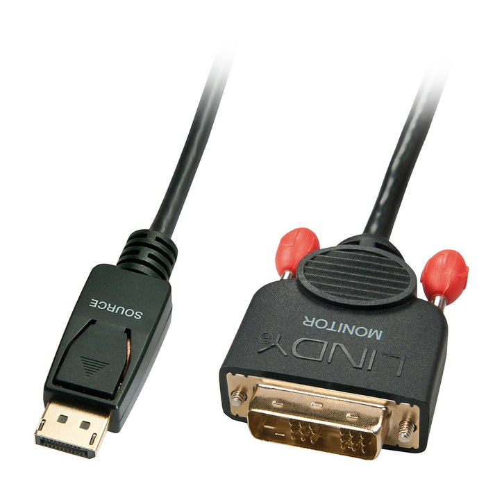 EAN 4002888414890 - Lindy 41489 adaptador de cable de vídeo 0,5 m DisplayPort DVI-D Negro imagen 1
