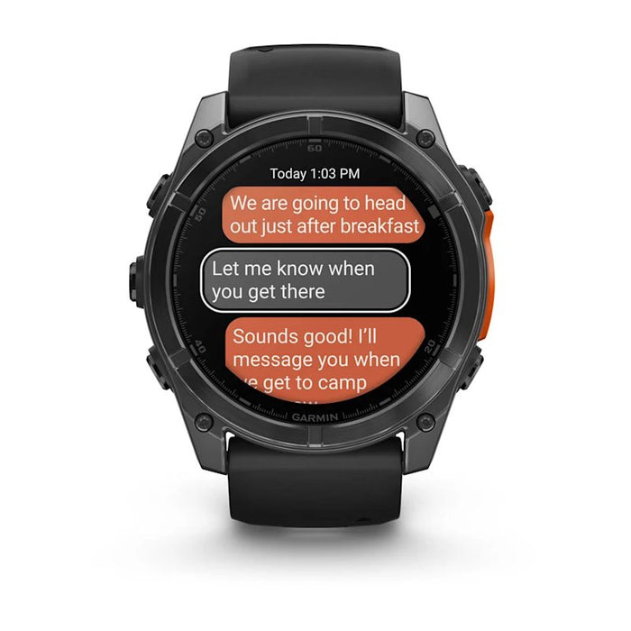 EAN 0753759338152 - Garmin Fenix 8 3,56 cm (1.4") AMOLED 51 mm Digital 454 x 454 Pixeles Pantalla táctil Gris Wifi GPS (satél imagen 11