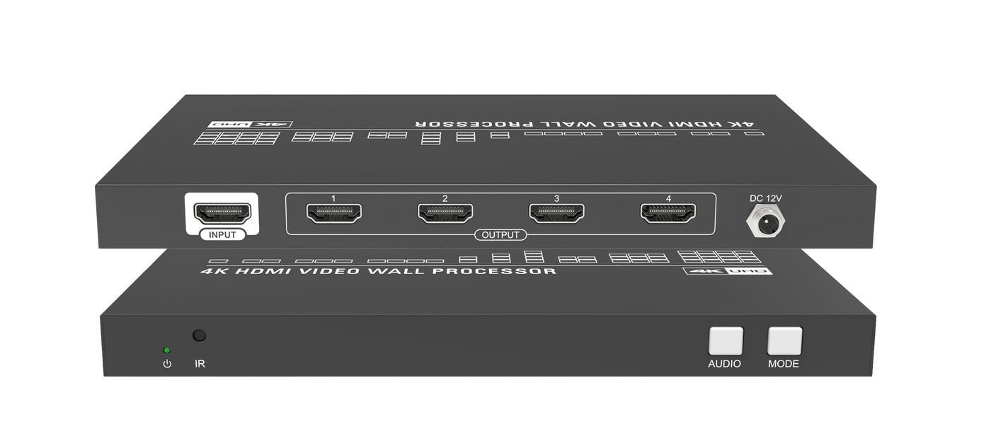EAN 5704174472650 - Vivolink VLVW1X4 procesador de pared de vídeo Negro 11 W imagen 1