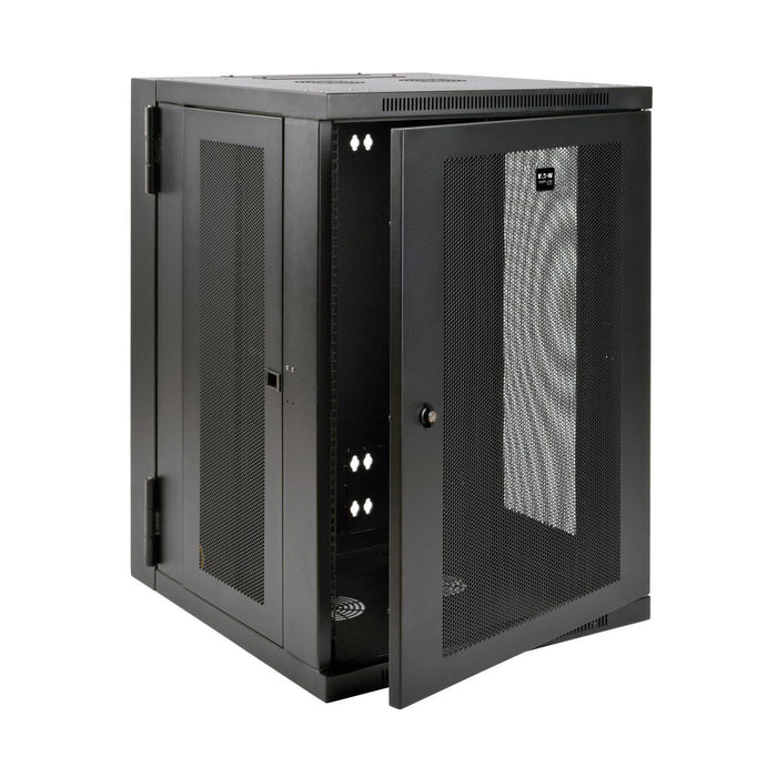 Smartrack 18u Ups-Depth Wall-Mount Half-Height Rack Enclosure Hinged Back