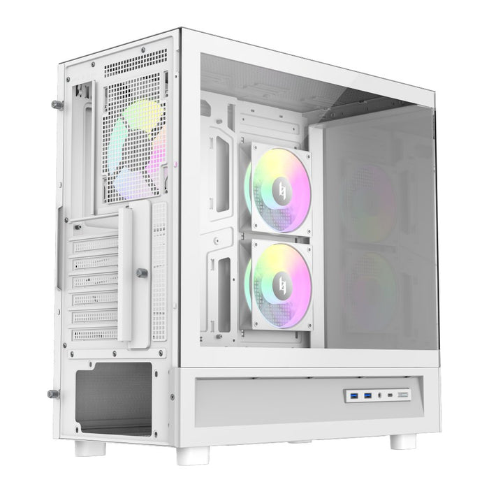 EAN 6931858712125 - GameMax NEX C51 WH carcasa de ordenador Blanco imagen 10