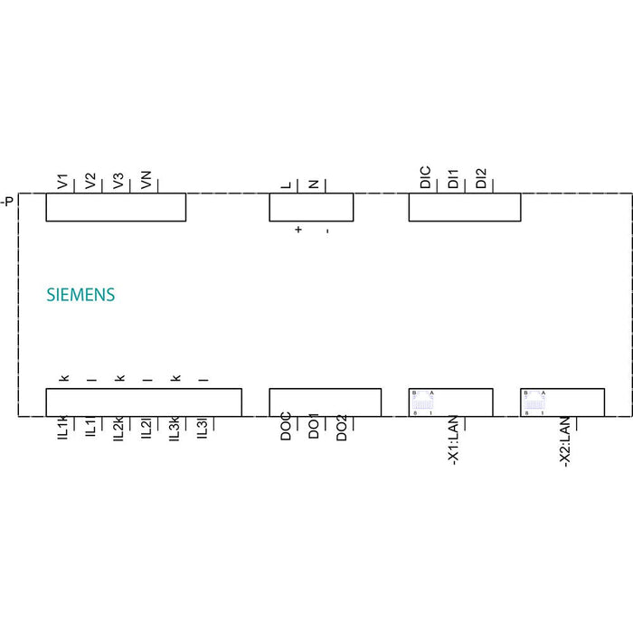 Siemens Sentron, 7km3220-0ba01-1da0 Messgert, 7km Pac3220