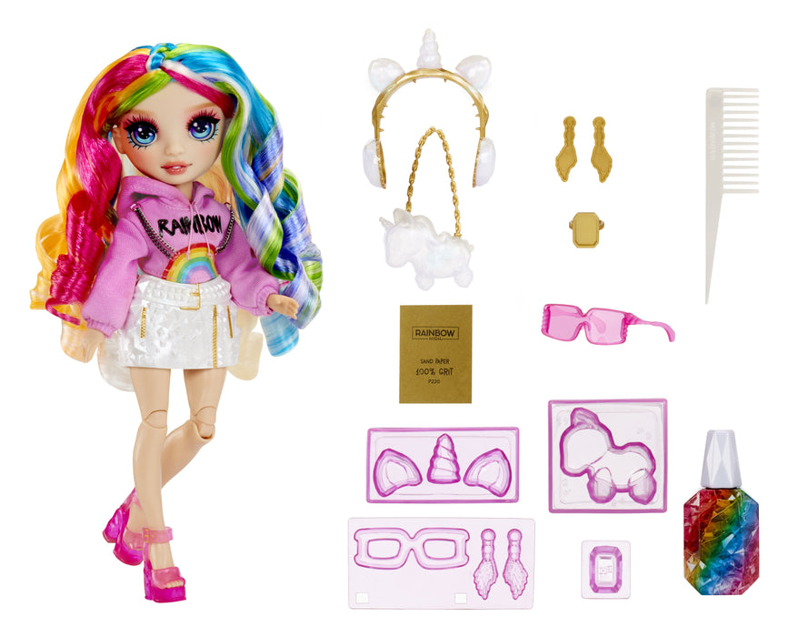EAN 0035051121411 - Rainbow High Creative Crystals Fashion Doll- Amaya imagen 2
