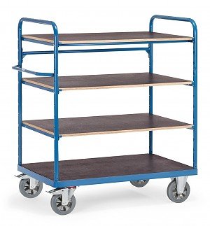 Fetra 18202 Etagenwagen Acero Pulverbeschichtet Traglast Max. 1200 Kg