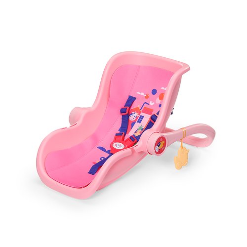Zapf Creation Baby Born® Silla De Bebé Rosa, Accesorios Para Muñecas Rosa 839843