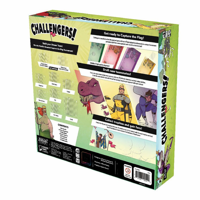 EAN 0841333121211 - Asmodee Challengers! Challengers! 45 min Juego De Cartas Intercambio de cartas imagen 4