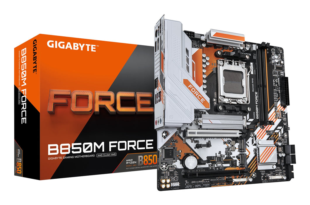 EAN 4719331874322 - GIGABYTE B850M FORCE placa base AMD B850 Zócalo AM5 micro ATX imagen 1