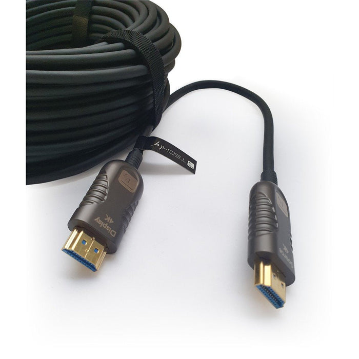 Techly Icoc Hdmi-Hy2-015 Cable Hdmi 2.0 4k60hz 15m Óptico Activo 18gbps