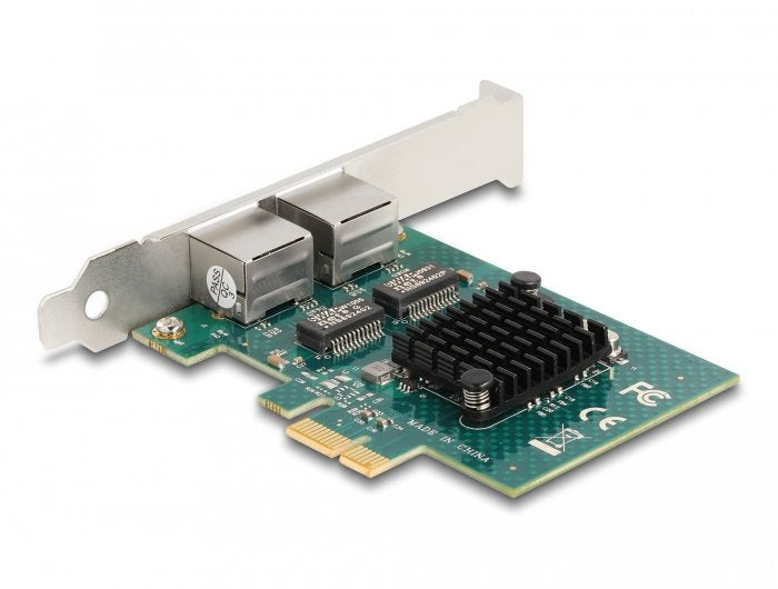 Delock 88206 Tarjeta Pci Express X1 A 2 X Rj45 Gigabit Lan