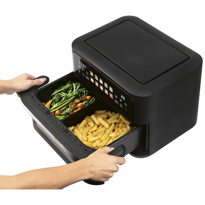 EAN 4006160013139 - ProfiCook PC-FR 1313 H Doble 10 L Independiente 2400 W Freidora de aire caliente Negro, Acero inoxidable imagen 4