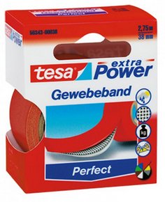 EAN 4042448044235 - TESA 56343-00038 cinta adhesiva 2,75 m Rojo 1 pieza(s) imagen 1