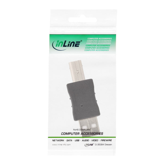 Adaptador Inline Usb 2.0 Tipo A Macho A B Macho
