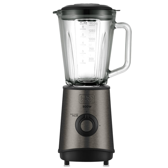 EAN 8432406120020 - Black & Decker BXJB800E Batidora de vaso 800 W Negro, Transparente imagen 1