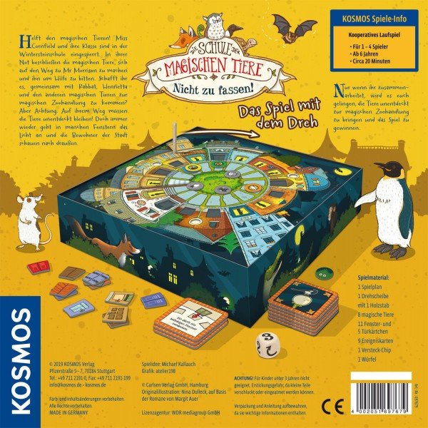 Kosmos La Escuela De Los Animales Mágicos - ¡Increíble!, Juego De Mesa 697679