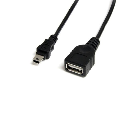 EAN 0065030842907 - StarTech.com USBMUSBFM1 cable USB 0,3 m Mini-USB B 0,48 Gbit/s Negro imagen 1