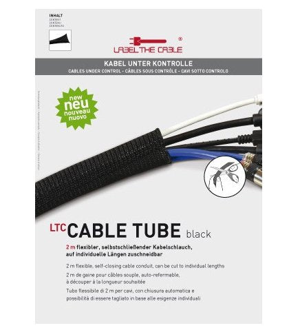 EAN 4260162070716 - Label-the-cable CABLE TUBE presilla Poliéster Negro 1 pieza(s) imagen 1