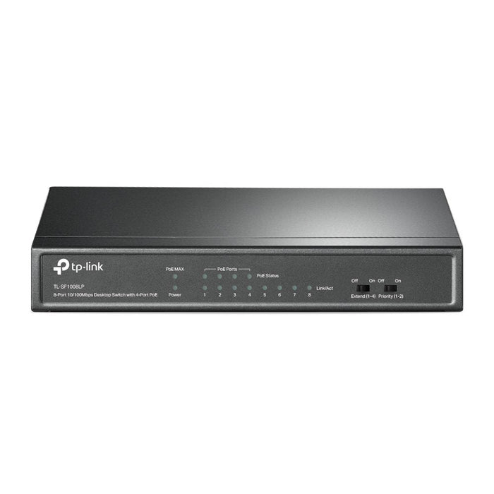 EAN 6935364052768 - TP-Link TL-SF1008LP switch No administrado Fast Ethernet (10/100) Energía sobre Ethernet (PoE) Negro imagen 1