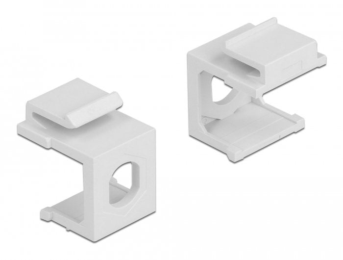 Keystone Abdeckung Weiss Mit 8,0 Mm Durchführung +Hex 4 Stück