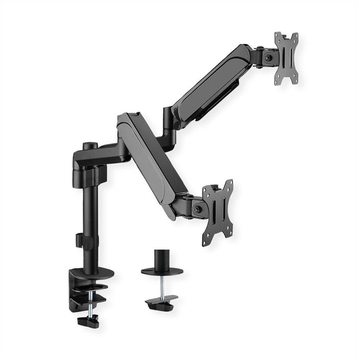 Dual Monitor Pole - Mount  Spring - Assisted Monitor Arm