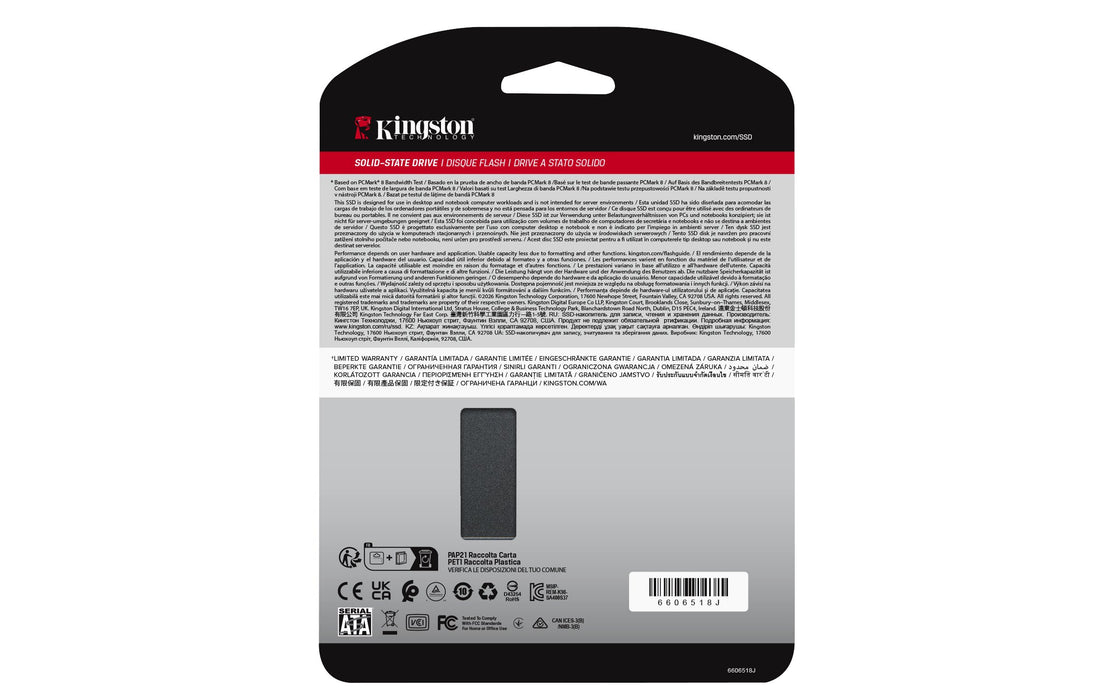 EAN 0740617261219 - Kingston Technology A400 240 GB 2.5" Serial ATA III TLC imagen 5