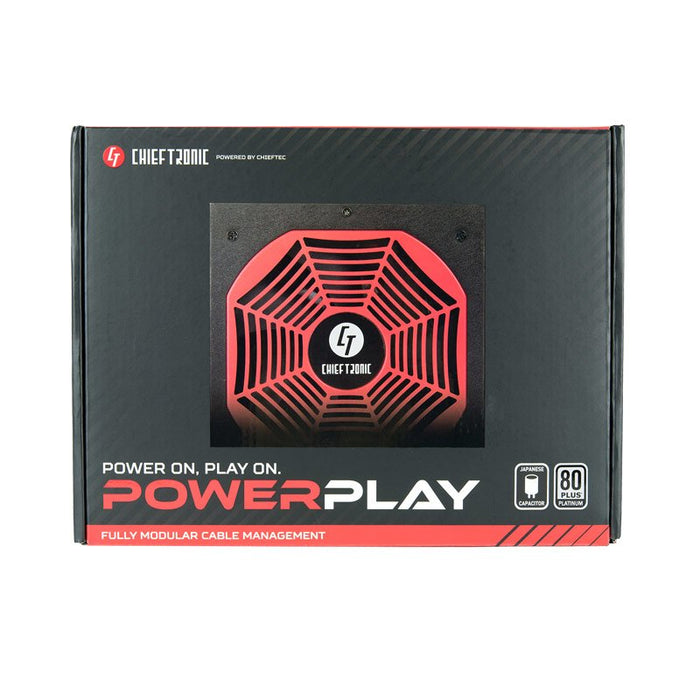Fuente De Alimentacion Chieftec Powerplay 850 W 20+4 Pin Atx Ps/2 Negro, Rojo