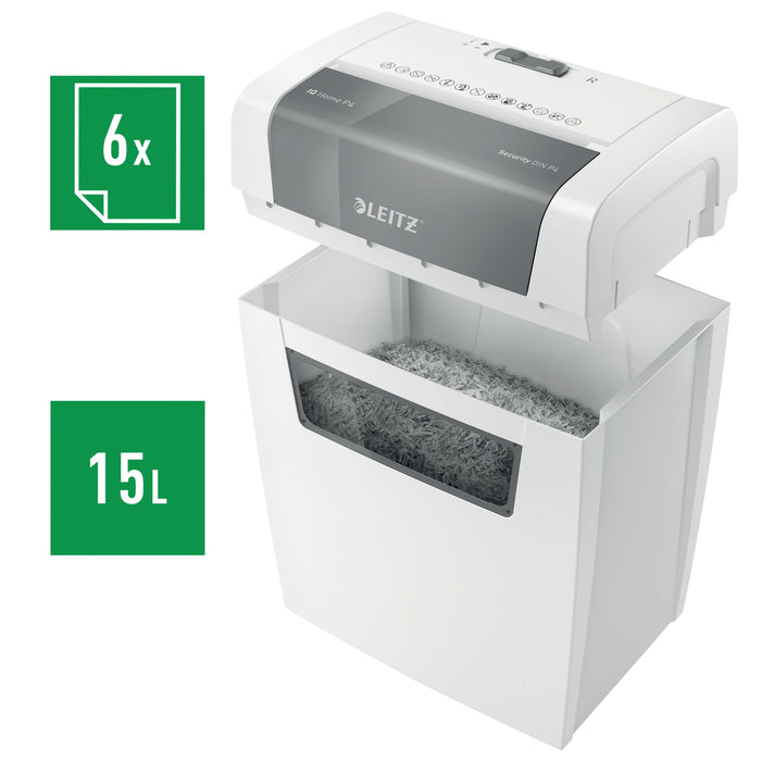 EAN 4002432128464 - Leitz 80340000 triturador de papel Corte en partículas 70 dB 22 cm Blanco imagen 5