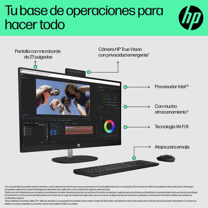 EAN 0199764455710 - HP 27-cr0111ns PC Intel® Core™ i5 i5-1335U 68,6 cm (27") 1920 x 1080 Pixeles PC todo en uno 16 GB DDR4-SD imagen 5