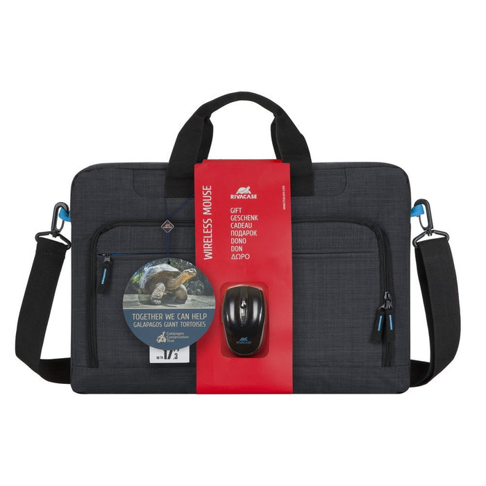 EAN 4260403575260 - Rivacase Regent 8058 43,9 cm (17.3") Bandolera Negro, Cian imagen 2