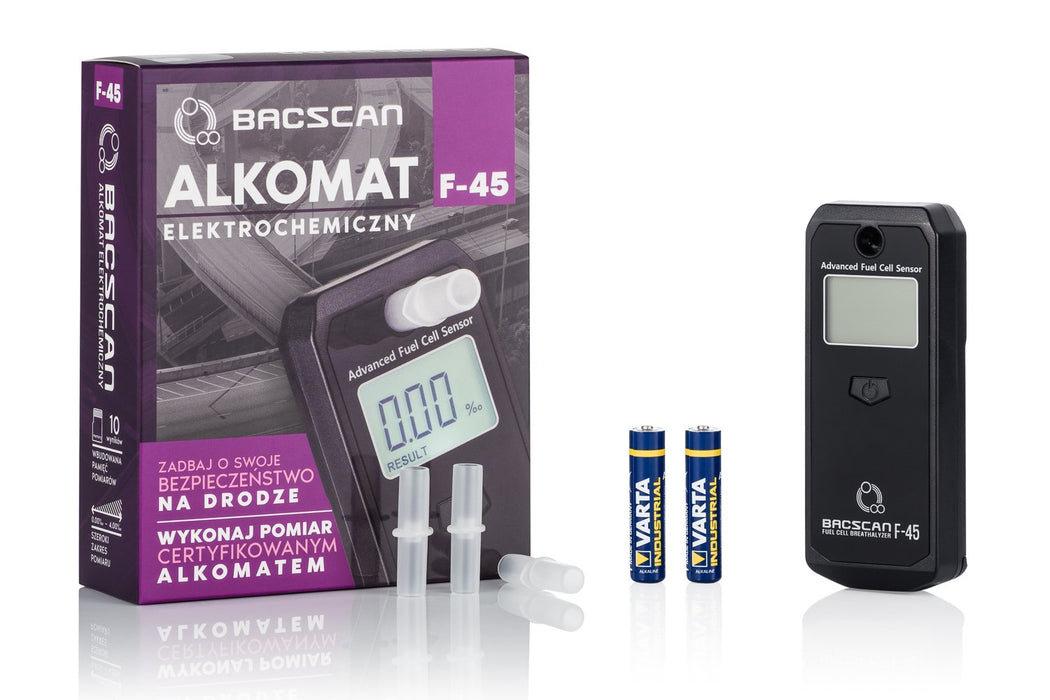 EAN 5907437062753 - BACscan F-45 control de alcohol 0 - 4% 1% Negro imagen 4