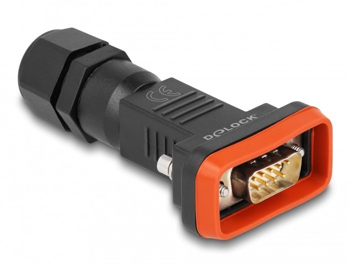 Delock D-Sub De 9 Pines Macho Con Carcasa Ip67 Resistente Al Agua