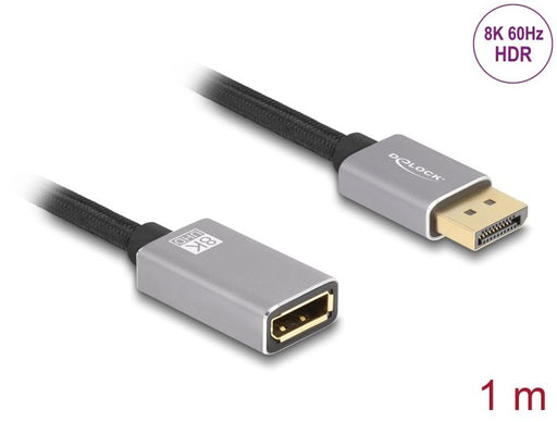 EAN 4043619810796 - DeLOCK 81079 cable DisplayPort 1 m Negro, Gris imagen 2