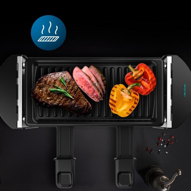 EAN 8435484032643 - Cecotec 03264 parrilla de interior 2 personas(s) 320 W Negro imagen 5