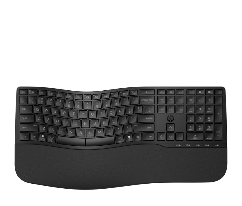 EAN 0197498231419 - HP 680 Comfort Dual-Mode Keyboard teclado Hogar RF Wireless + Bluetooth Negro imagen 9