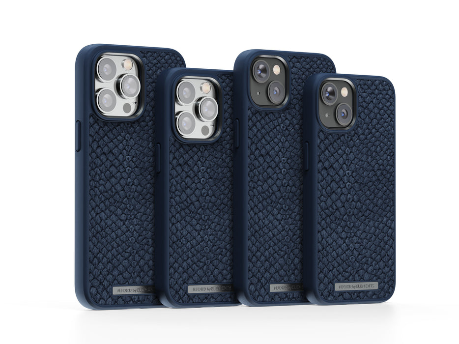 EAN 8720574621136 - Njord byELEMENTS Salmon Leather Magsafe funda para teléfono móvil 15,5 cm (6.1") Azul imagen 14