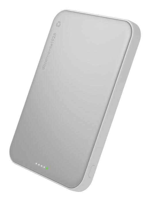 Dbramante1928 Re-Charge Cargador Inalámbrico Slim Qi2.2 5000 Mah 25 Vatios Blanco
