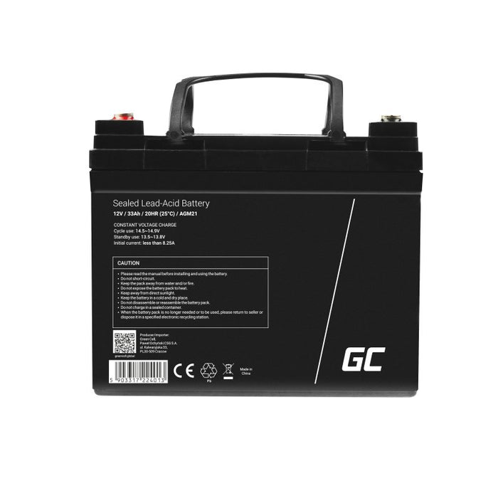 EAN 5903317224013 - Green Cell AGM21 batería para sistema ups Sealed Lead Acid (VRLA) 12 V 33 Ah imagen 4