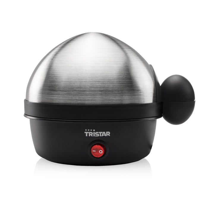 EAN 8713016030764 - Tristar EK-3076 cuecehuevos 7 huevos Negro, Acero inoxidable imagen 1