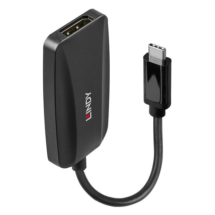 EAN 4002888433372 - Lindy 43337 adaptador de cable de vídeo 0,13 m USB Tipo C DisplayPort Negro imagen 1