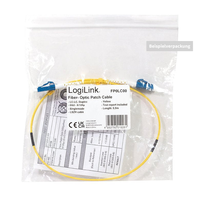 Logilink Fiber Patch Cord Os2 Lc-Lc 50m 9 125? Duplex