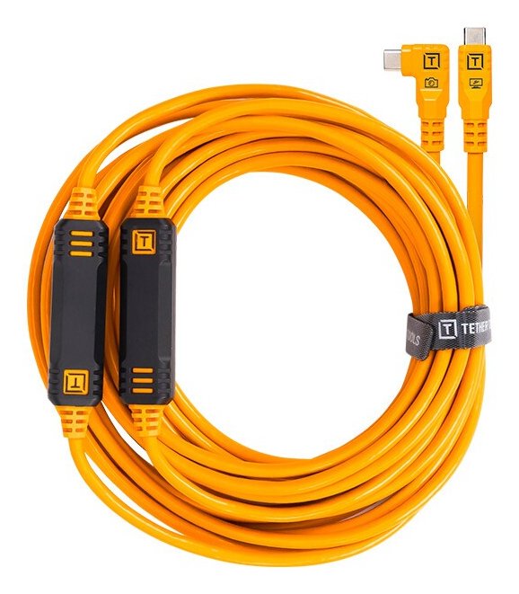 EAN 0818307015821 - Tether Tools CUC31RT2-ORG cable USB USB 3.2 Gen 1 (3.1 Gen 1) 9,4 m USB C 5 Gbit/s Naranja imagen 1