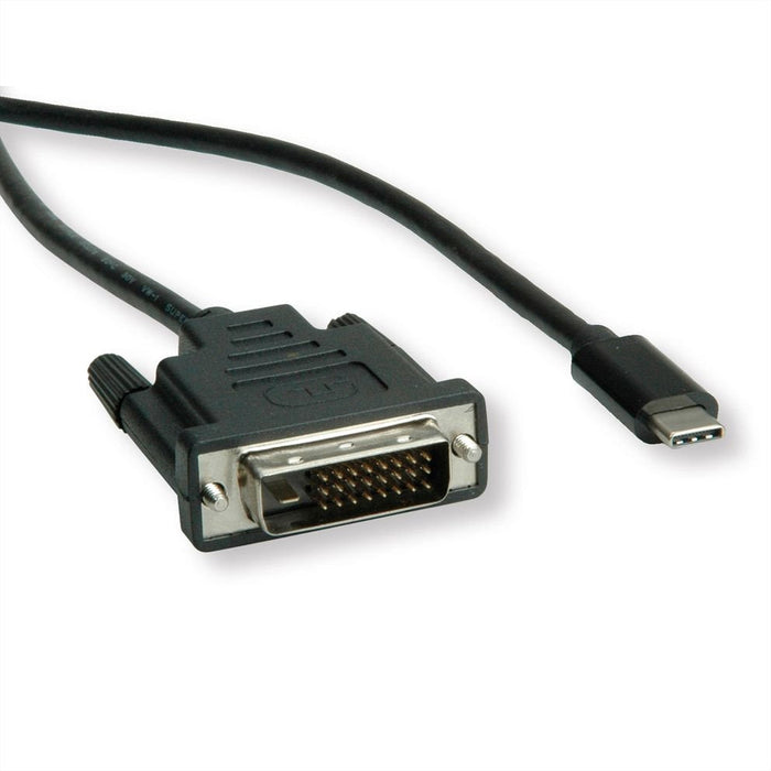 Roline Usb Typ C - Dvi Adaptercable, St St, 2 M
