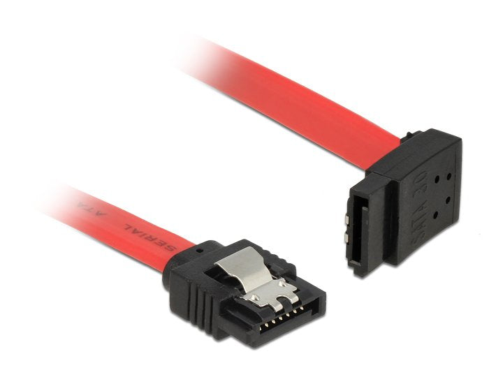 Delock Cable Sata 6 Gb/S Gerade > Sata Oben 20 Cm Rojo