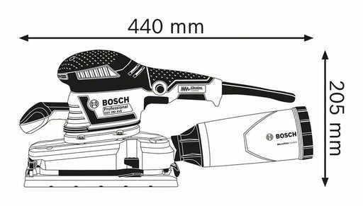 EAN 3165140663823 - Bosch 0 601 292 901 lijadora portátil Lijadora orbital 11000 RPM 22000 OPM imagen 2