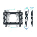 EAN 8433281011939 - TooQ LP1044T-B soporte para TV 109,2 cm (43") Negro imagen 2