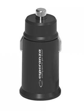 EAN 5901299960639 - Esperanza EZC111K cargador de dispositivo móvil Smartphone, Tableta Negro USB Carga rápida Auto imagen 3