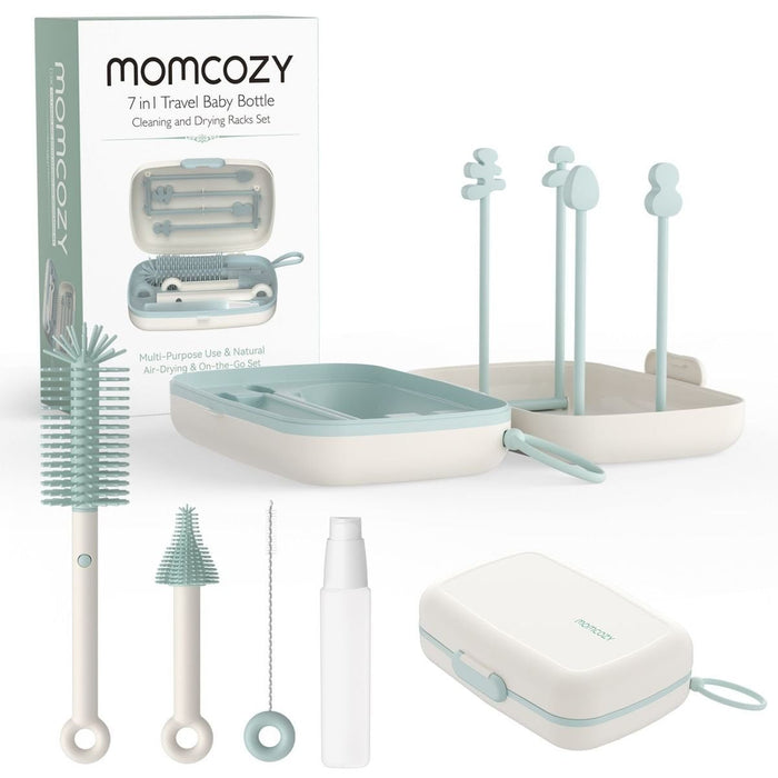 Momcozy - 7-In-1 Tragbares Flaschenreinigungsbürstenset