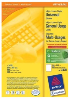 EAN 4004182034781 - Avery Multi-Function Labels Blanco imagen 1