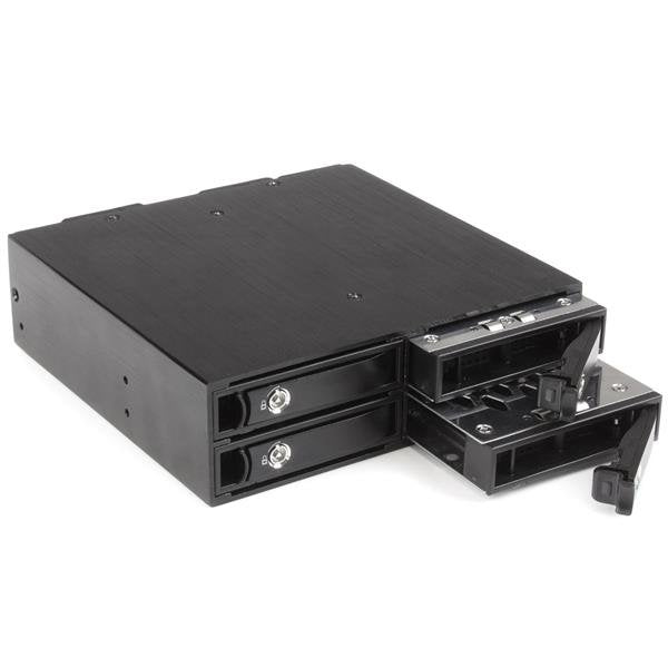 EAN 0065030859837 - StarTech.com SATSASBP425 panel bahía disco duro 13,3 cm (5.25") Bandeja para disco duro Negro imagen 4