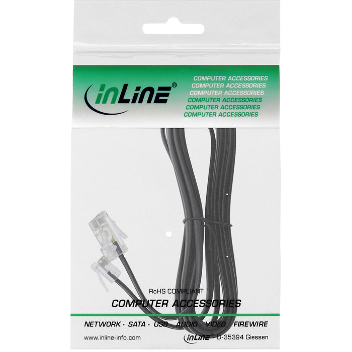 Cable Modular Inline Rj45 A Rj11 8p4c A 6p4c Macho A Macho 10m
