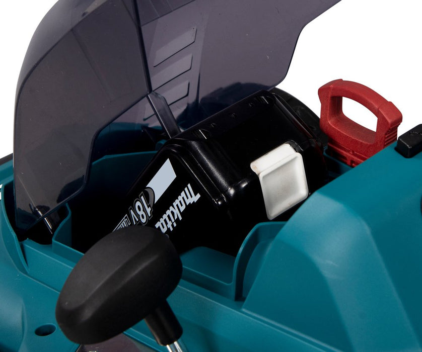 EAN 0088381757935 - Makita DLM330RM cortadora de césped Cortacésped manual Batería Negro, Azul imagen 13